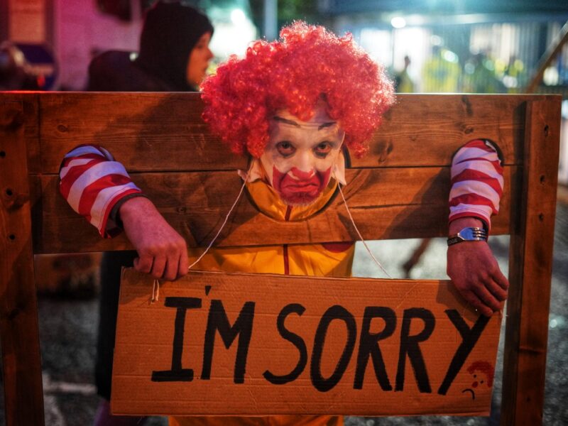 Animal Rebellion blockades McDonald’s distribution centres across the UK
