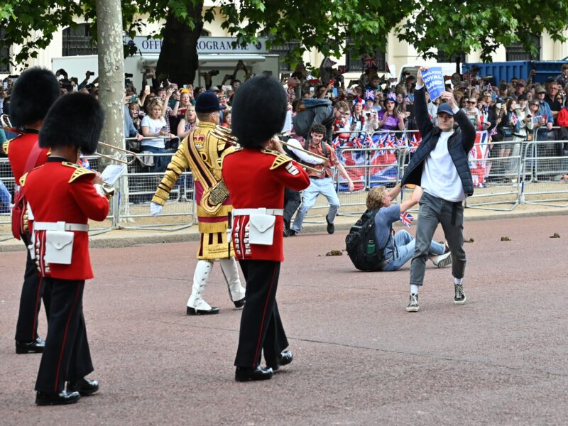 Animal Rebellion Disrupts Platinum Jubilee To Demand A Plant-Based Future And Rewilding Of Royal Land